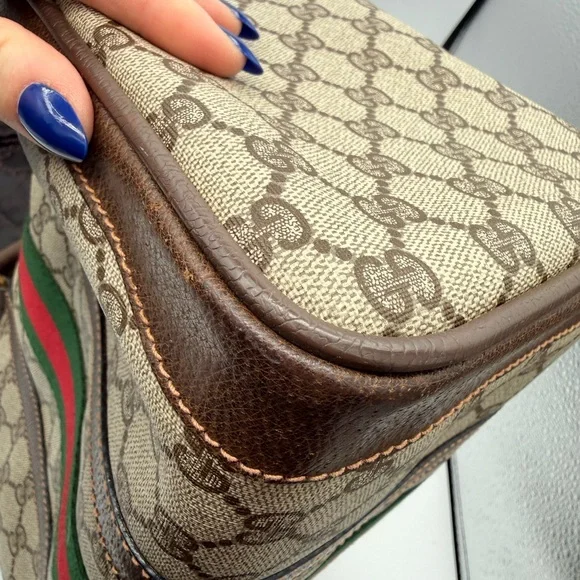 Gucci Boston Bag with Sherry Line - Picture 13 of 15